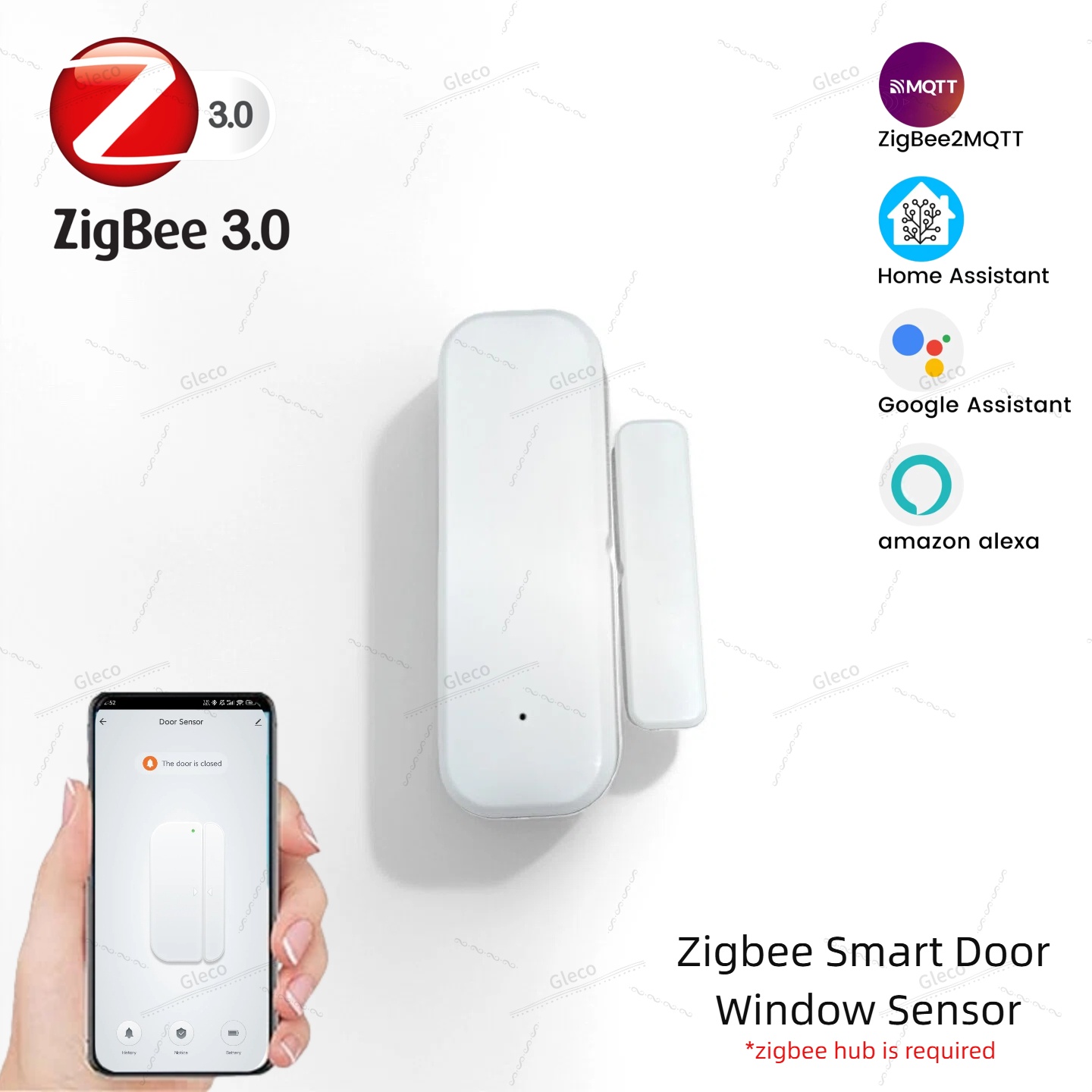 Home Automation Ideas - Sensor Pintu Jendela Zigbee Deteksi Sensor