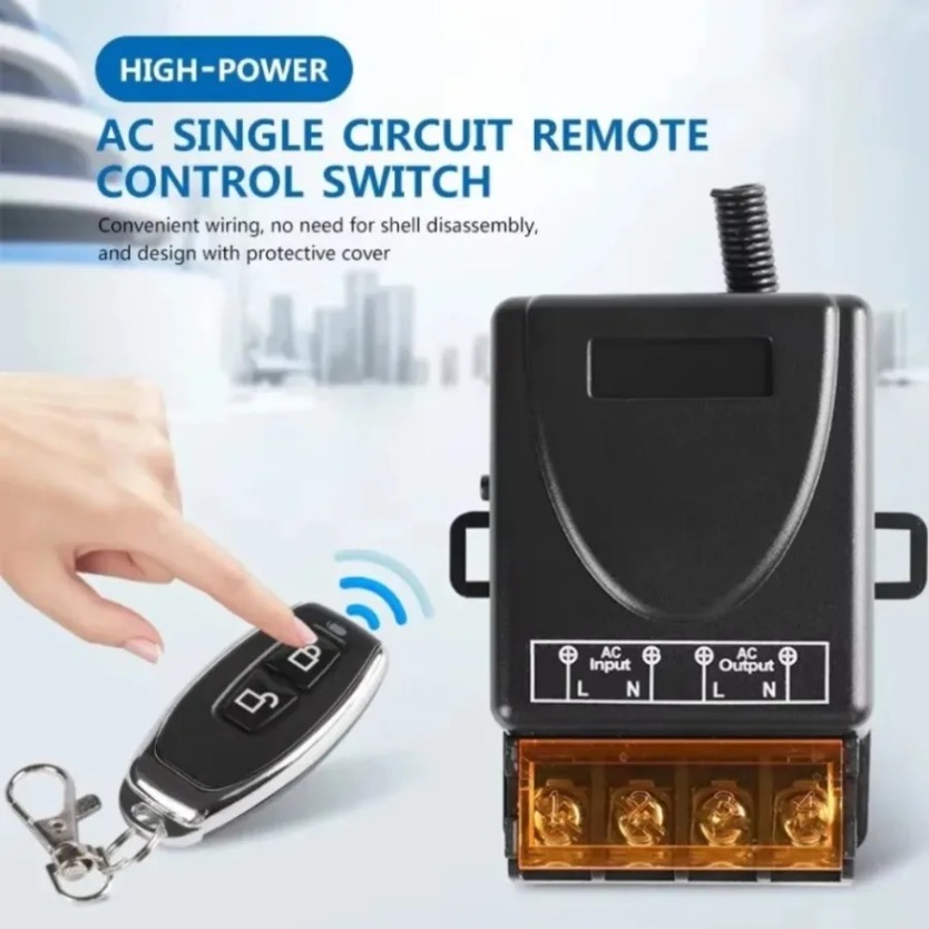 Shelly Relay Module - Sakelar Remote Nirkabel 433MHz DC12V-72V 30A