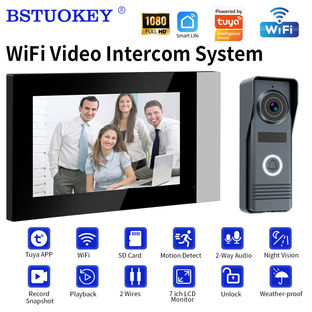 Interkom Video Wifi Rumah Pint - Smart Doorbell Wired ulasan dan harga