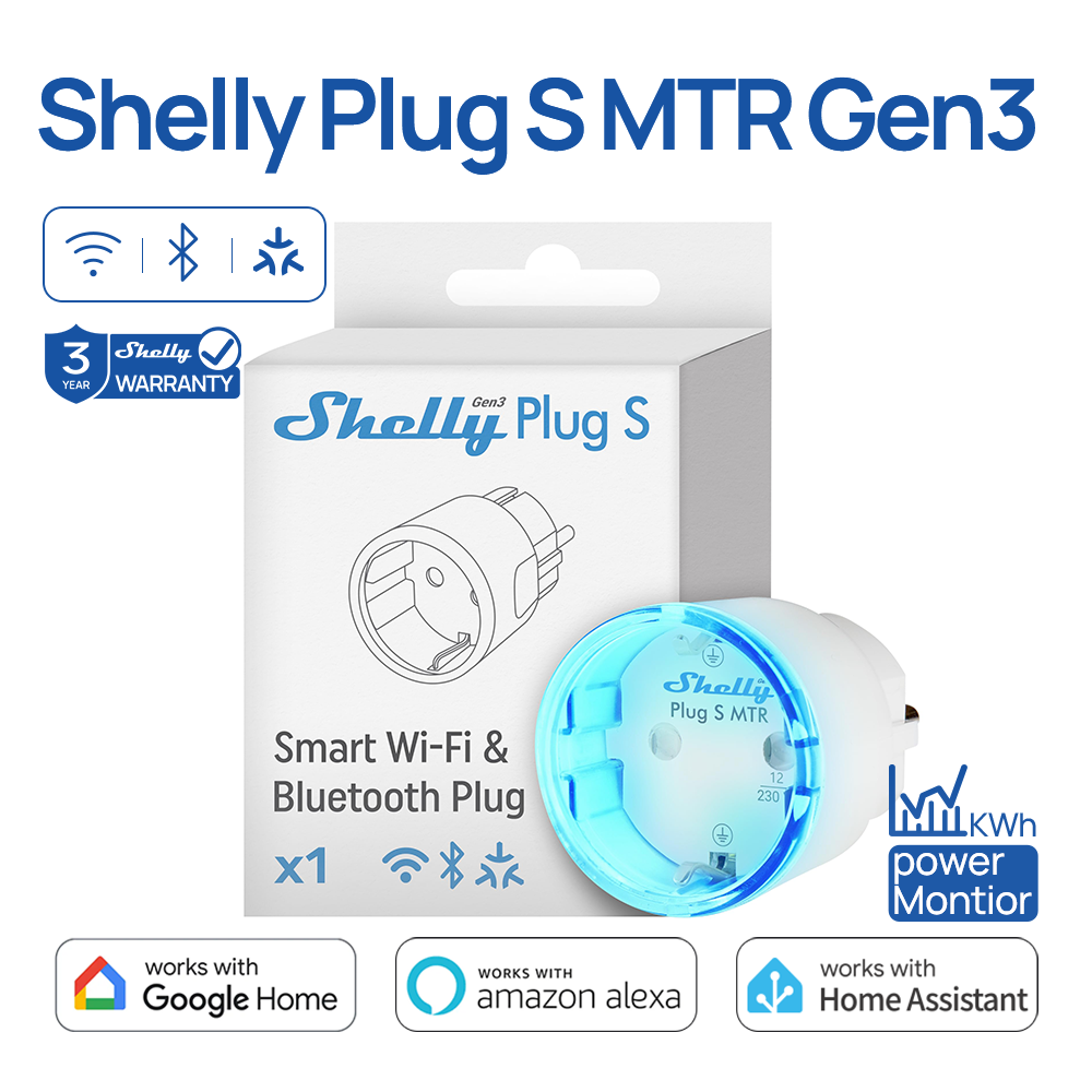 Shelly Plug S MTR Gen3 Soket P - Shelly Relay Module ulasan dan harga