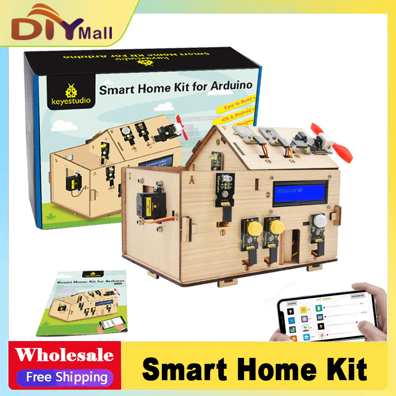 Kit Rumah Pintar IoT Keyestudi - Home Automation Diy ulasan dan harga