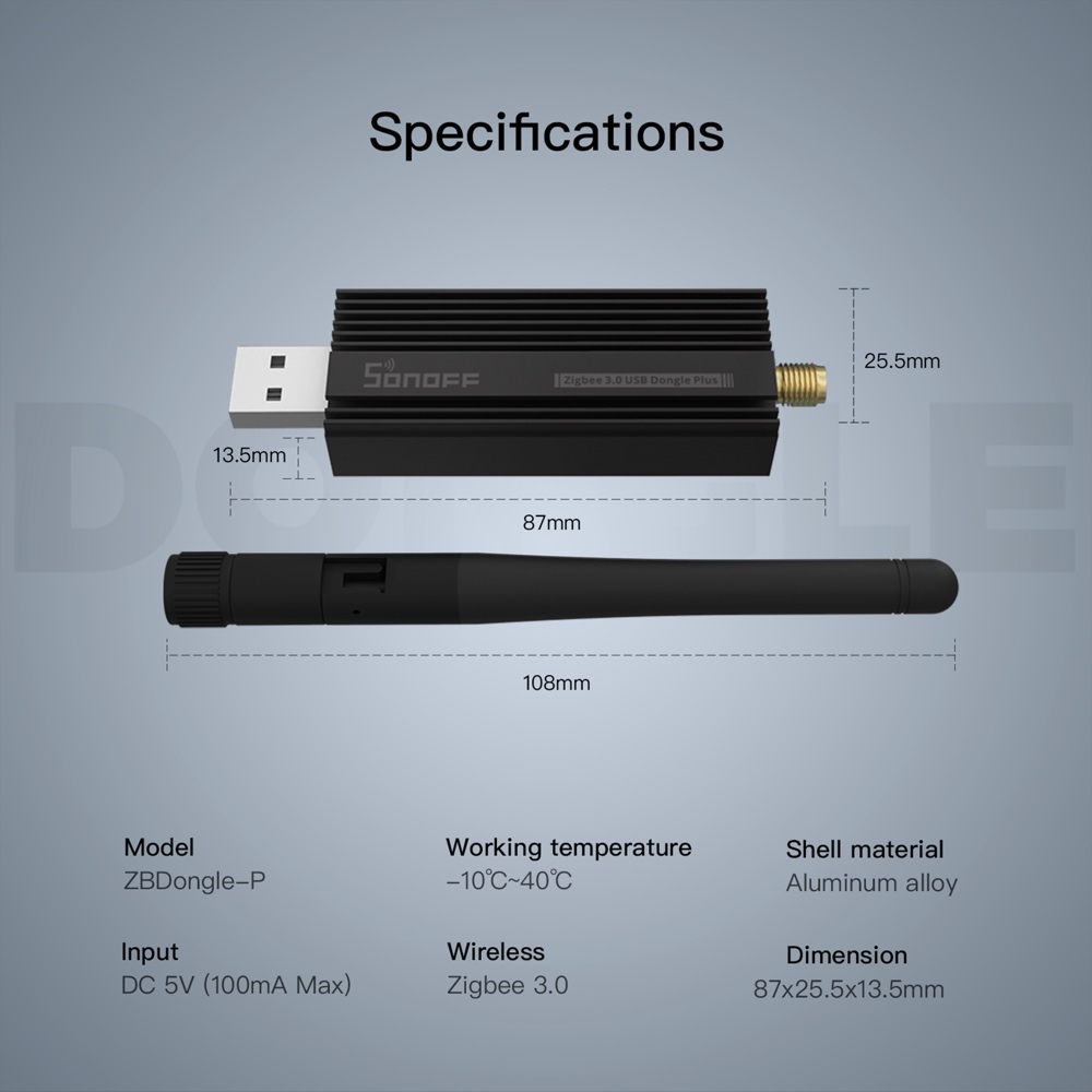 SONOFF gateway Zigbee 3.0, ZBD - Zigbee Coordinator Stick ulasan dan harga