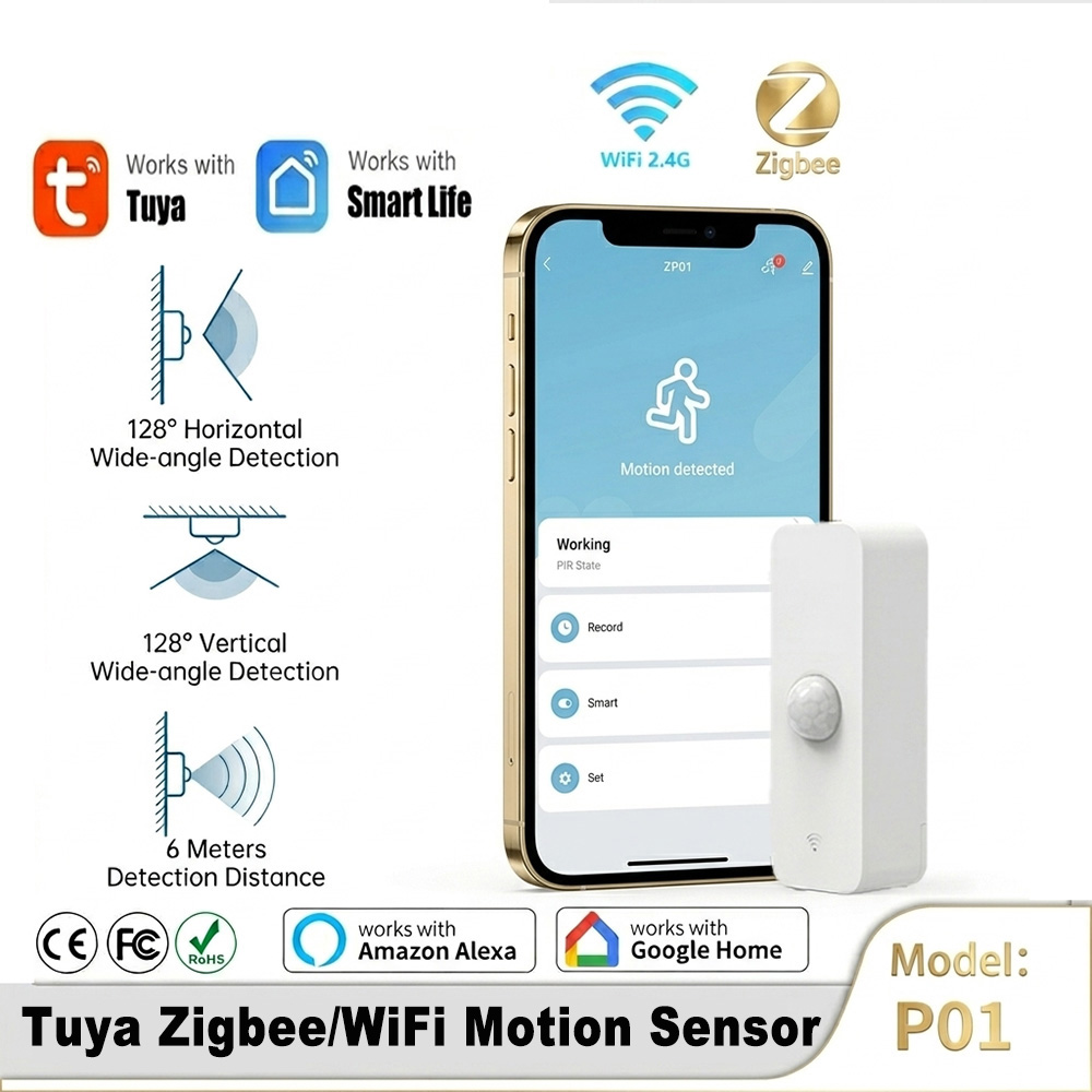 Sensor Gerak PIR Cerdas WiFi Z - Home Automation Ideas ulasan dan harga
