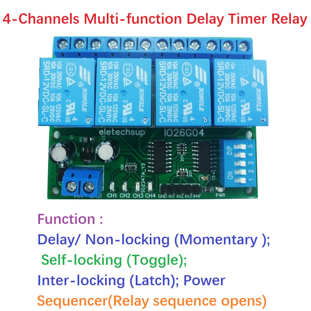 1 buah 4ch DC 5V 12V 24V DIP s - Shelly Relay Module ulasan dan harga