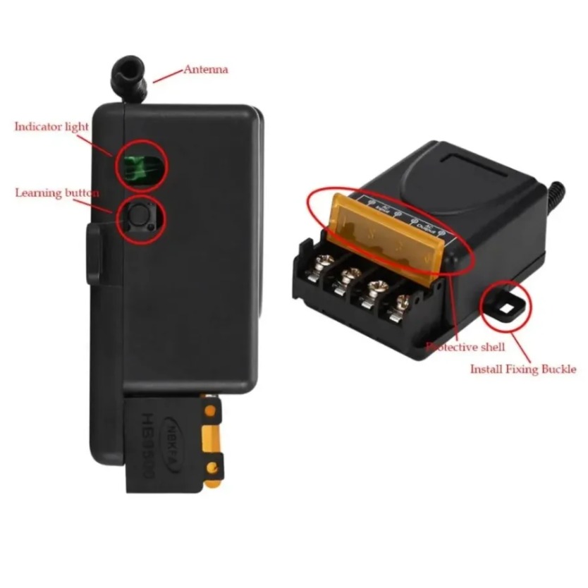 Sakelar Remote Nirkabel 433MHz - Shelly Relay Module ulasan dan harga