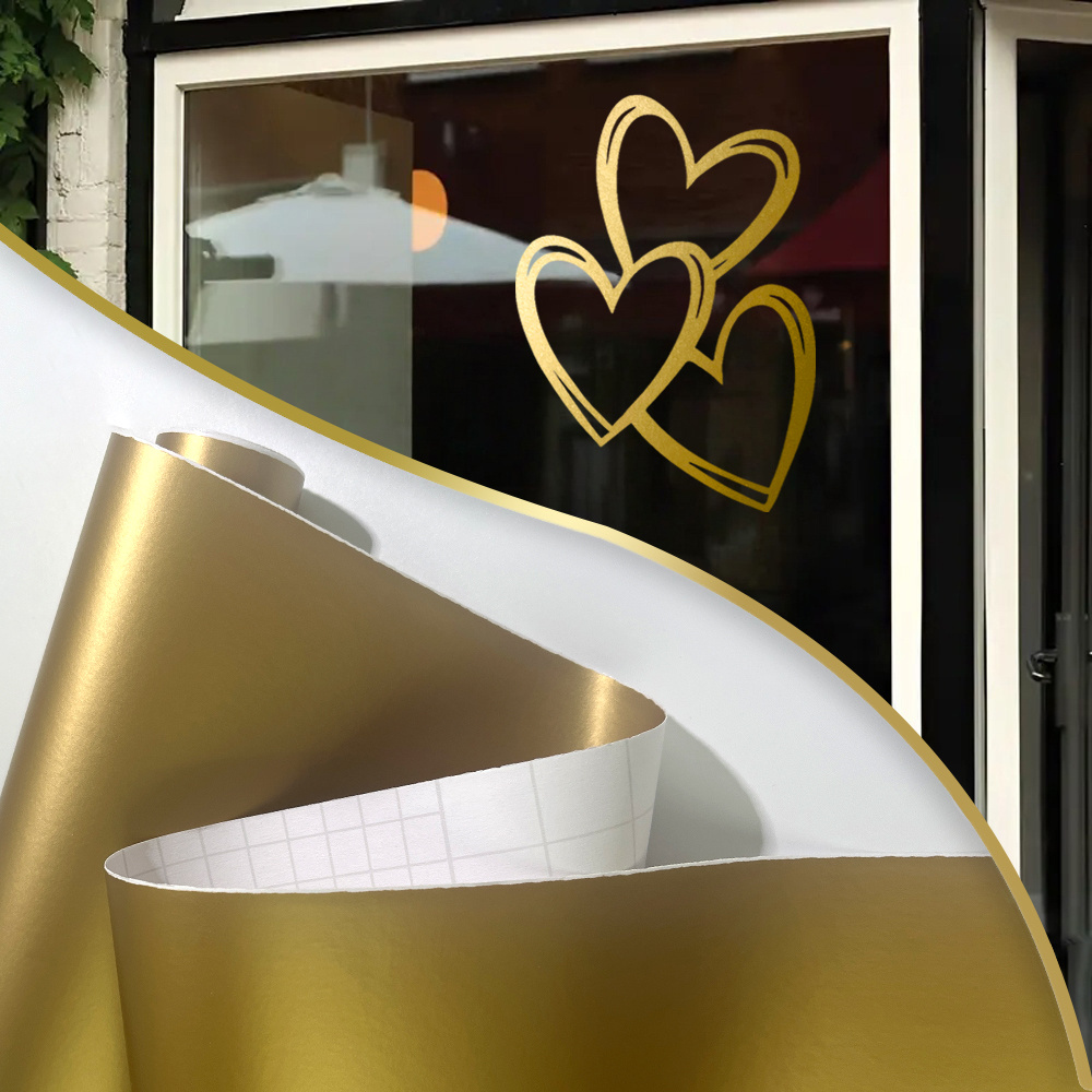 1Roll Stiker Vinyl Matte Gold  - Diy Automation ulasan dan harga